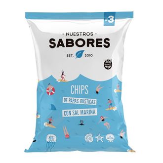 Chips Nuestros Sabores de Papas Rústicas x 80 g