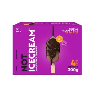 Helado de Paleta Not Ice Cream Chocolate Crocante x 4 un x 240 g c/u