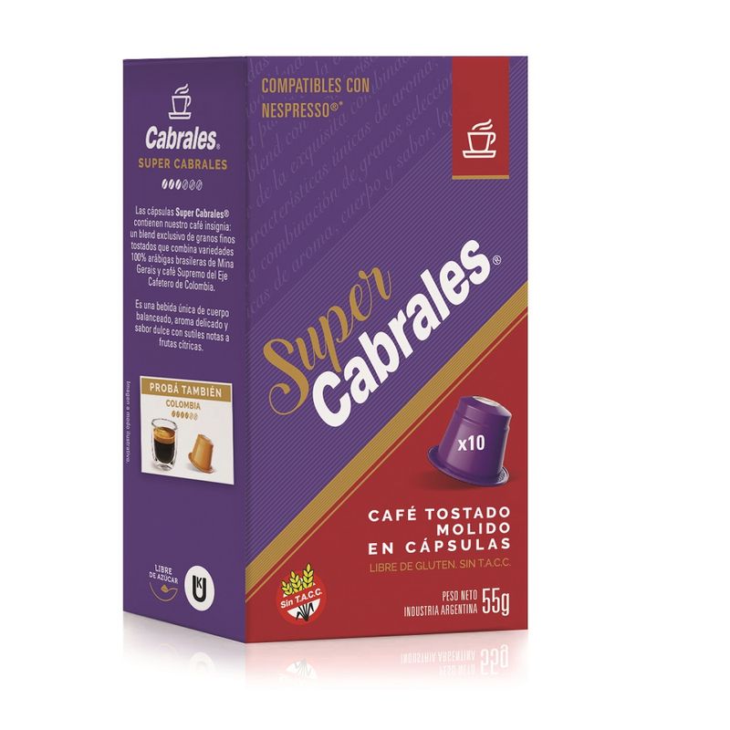 cafe-cabrales-nespresso-super-x-10-capsulas