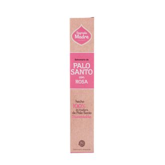 Sahumerio Sagrada Madre Palo Santo con Rosa x 8 un