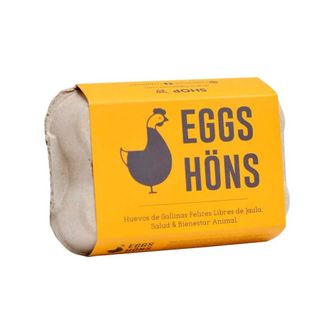 Huevos Eggs Höns x 6 un