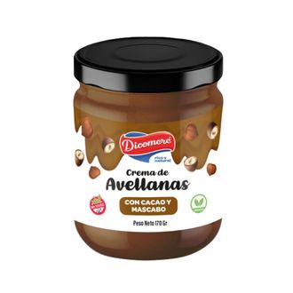 Crema Dicomere de Avellanas con Cacao y Mascabo x 170 g