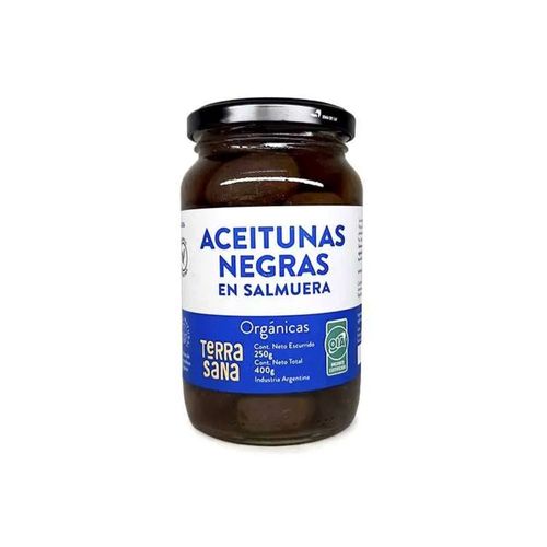 Aceitunas Terrasana Orgánicas Negras x 250 g