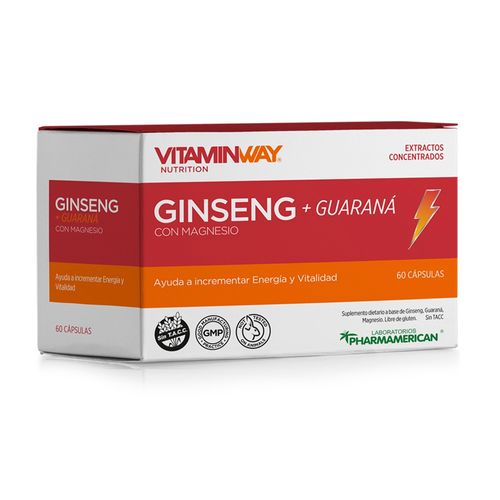 Suplemento Dietario Vitamin Way de Ginseng y Guaraná x 60 un
