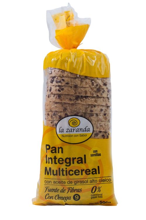 Pan Integral La Zaranda Multicereal con Semillas x 500 g