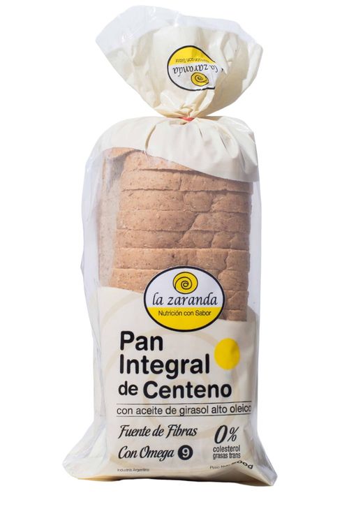Pan Integral La Zaranda de Centeno x 500 g