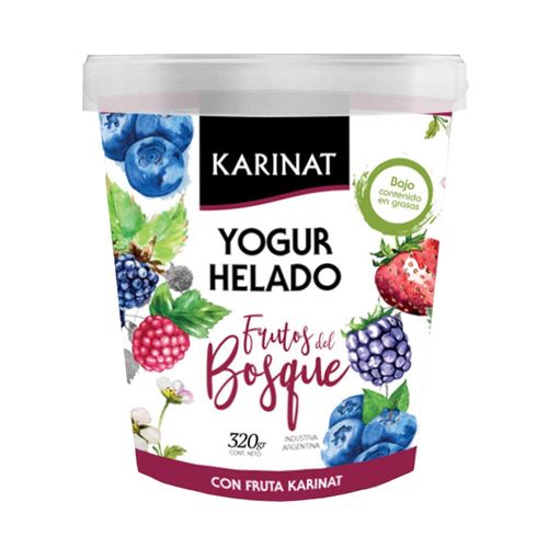 Yogur Helado Karinat Frutos del Bosque x 320 g