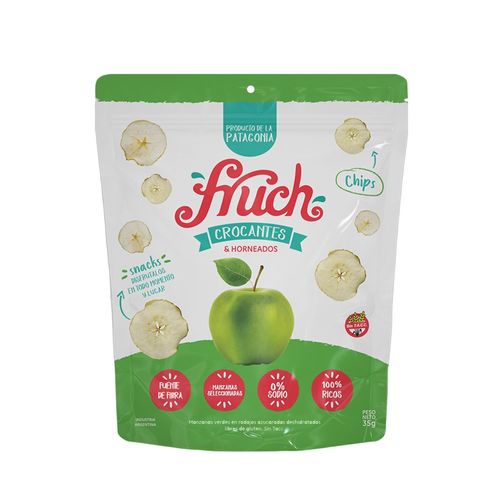 Manzanas Verdes Fruch Endulzadas y Deshidratadas x 35 g