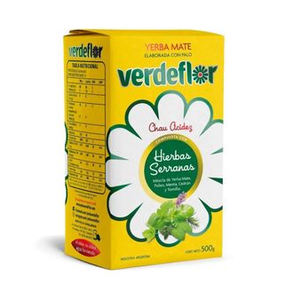 Yerba Mate Verdeflor Hierbas Serranas x 500 g