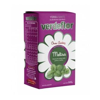 Yerba Mate Verdeflor Melisa x 500 g