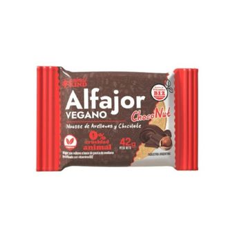 Alfajor Vegano Animal Kind Mousse Avellanas x 42 g