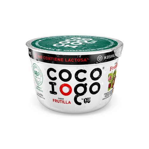 Yogur de Coco Crudda sabor Frutilla x 160 g