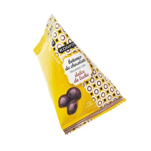 Botones de chocolate Konfitt con Dulce de leche x 30g