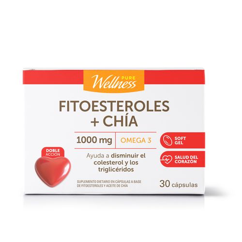 Suplemento Dietario Pure Wellness Fitoesteroles + Chía x 1000 g x 30 caps