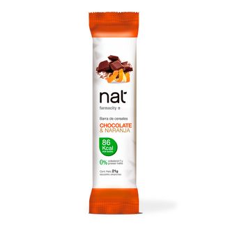 Barrita de Cereales Nat sabor Chocolate y Naranja x 21 g