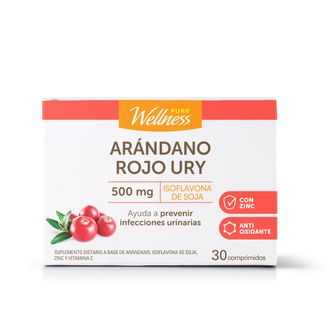 Suplemento Dietario Pure Wellness Arándano Rojo Ury x 30 un