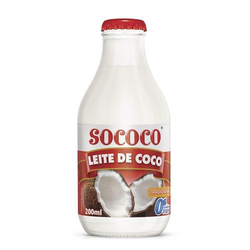 Leche de Coco Sococo Botella Vidrio x 200 ml
