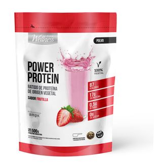 Suplemento Dietario Pure Wellness Power Protein sabor Frutilla x 500 g