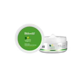 Máscara Capilar Biferdil 100% Vegano Con Keratina Vegetal x 150 ml