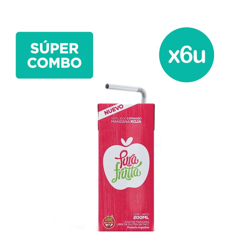 combo-jugo-exprimido-pura-frutta-de-manzana-roja-200-ml-x-6-u