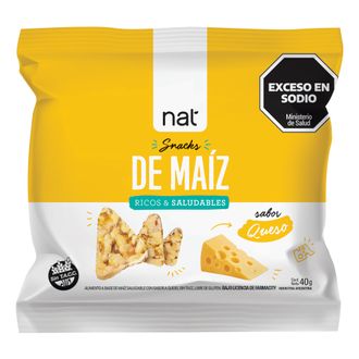 Snack de Maíz Nat Sabor Queso x 40 g