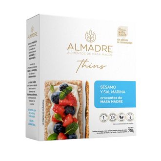 Galletas Integrales Crocantes Almadre Sésamo x 200 g