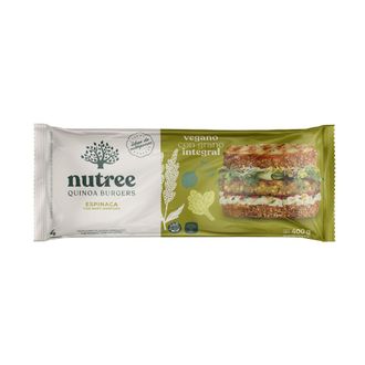 Hamburguesas Nutree de Quinoa Espinaca x 400 g