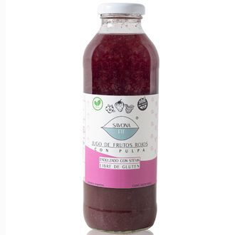 Jugo de Frutos Rojos Savona Fit sin Azúcar Endulzado con Stevia x 500 ml