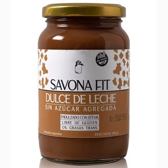 Dulce de Leche Savona Fit sin Azúcar y sin Tacc x 450 g