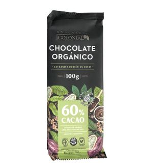 Chocolate Orgánico Konfitt 60% Cacao x 100 g