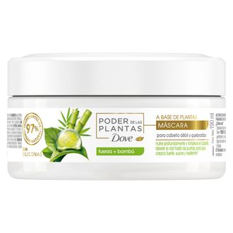 Máscara Capilar Dove Real Poder De Las Plantas Fuerza + Bambú x 190 g