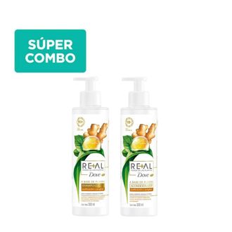 Combo Dove Poder de las Plantas Purificación + Jengibre Shampoo + Acondicionador