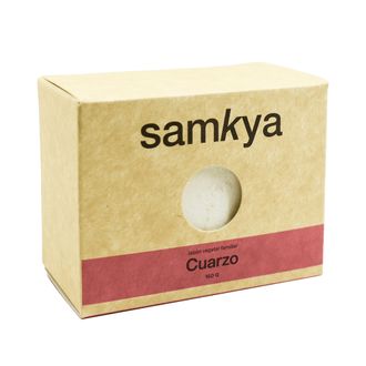 Jabón Vegetal Samkya Familiar Cuarzo x 150 g