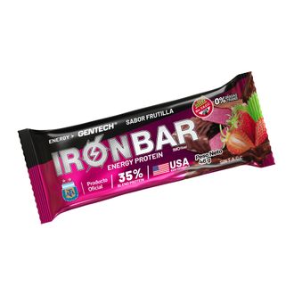 Barrita Proteica Iron Bar sabor Frutilla x 46 g