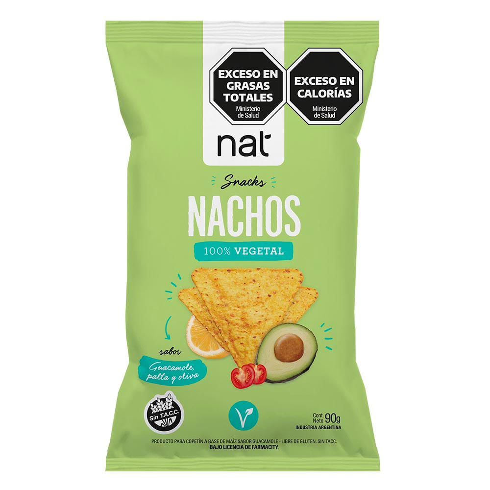 Nachos Nat Guacamole x 90 g The Food Market