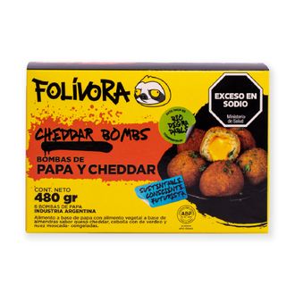 Bombas de Papa Folívora Cheddar x 480 g