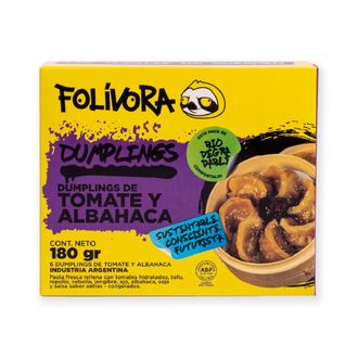 Dumplings Folívora de Tomate y Albahaca x 6 un x 30 g c/u