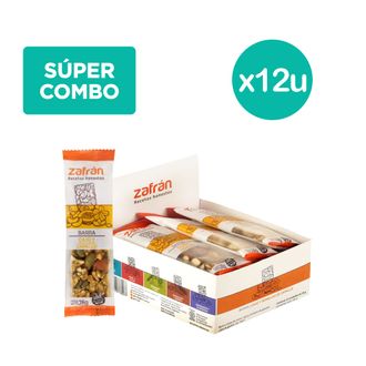 Barrita de Cereal Zafrán sabor Cajú y Semillas de Zapallo x 28 g x 12 un