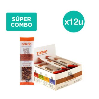 Barrita Zafrán con Quinoa y Chocolate sin TACC x 24 g x 12 un