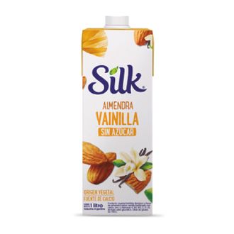 Leche Vegetal Silk de Almendras Vainilla sin Azúcar x 1 l