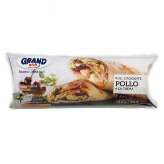 Roll Crocante Grandwich de Pollo a la Crema x 210 g