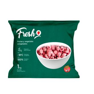 Frambuesa Entera Fresh Congelada IQF 1k