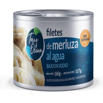 Filetes de Merluza Terre & Océan al Natural x 160 g