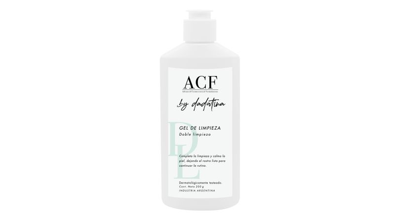ACF Gel Limpieza Facial Doble Limpieza Facial Cleanser Gel Prevents  Iirritations - Vegan & Cruelty Free by Dadatina, 200 ml / 6.76 fl oz