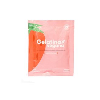 Gelatina Nuevos Alimentos Vegana Frutilla x 30 g