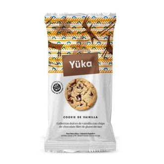 Galletas Dulces Yuka de Vainilla con Chispas de Chocolate Sin TACC Libre de Gluten x 150 g