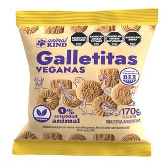 Galletitas Veganas Animal Kind Vainilla x 170 g