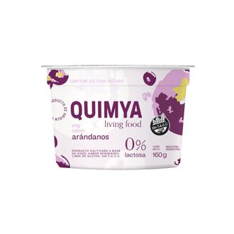 Yogur Quimya a Base de Coco Arándanos x 170 g