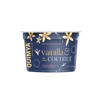 Yogur Quimya a Base de Coco Vainilla sin Azúcar x 160 g