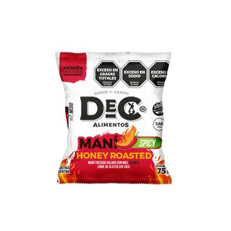 Maní Dec Honey Roasted Spicy x 75 g
